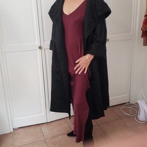 Vintage 50's or 60's Silk Beaded Opera Coat